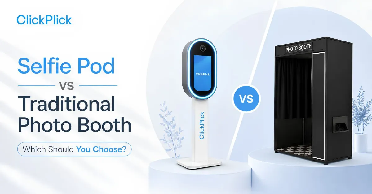 Selfie Pod vs Traditional Photo Booth: Which Should You Choose?