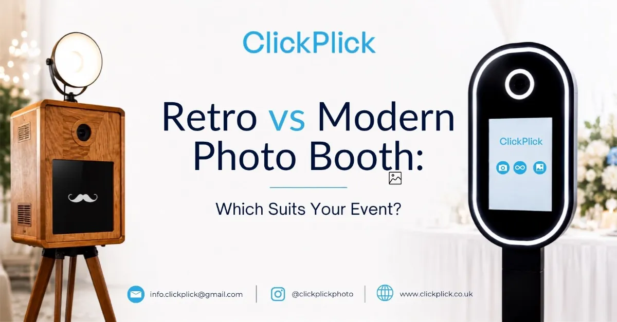 Retro vs Modern Photo Booth: Which Suits Your Event?
